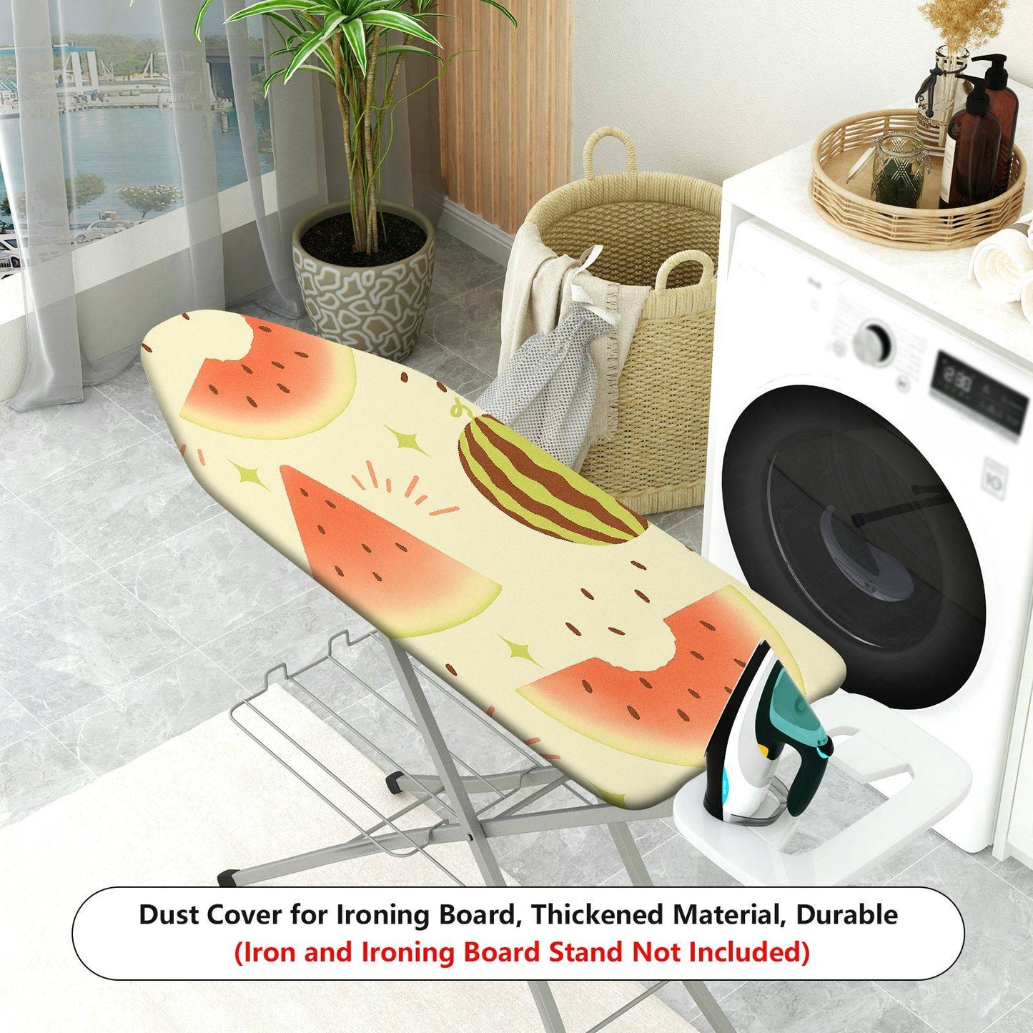 1-Piece Watermelon Fruit Summer  Ironing Board Cover, Universal Size, Without Board
