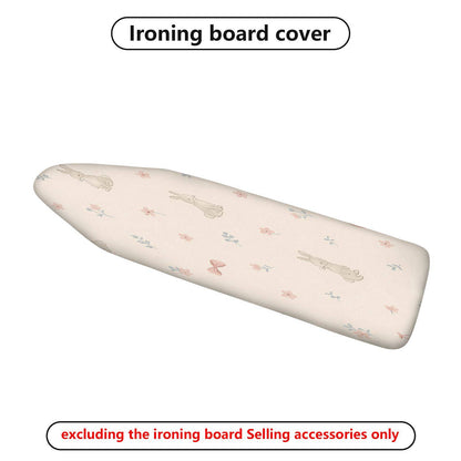 1-Piece Rabbit Floral Cute  Ironing Board Cover, Universal Size, Without Board