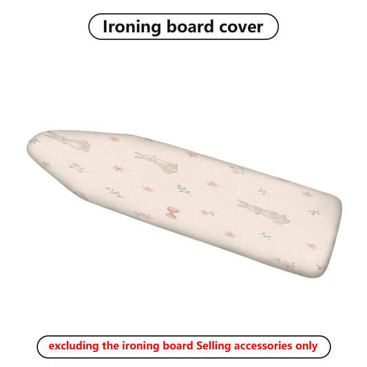 1-Piece Rabbit Floral Cute  Ironing Board Cover, Universal Size, Without Board