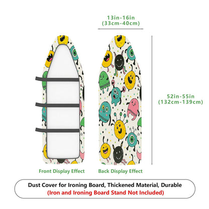 1-Piece Pattern Colorful Fun  Ironing Board Cover, Universal Size, Without Board