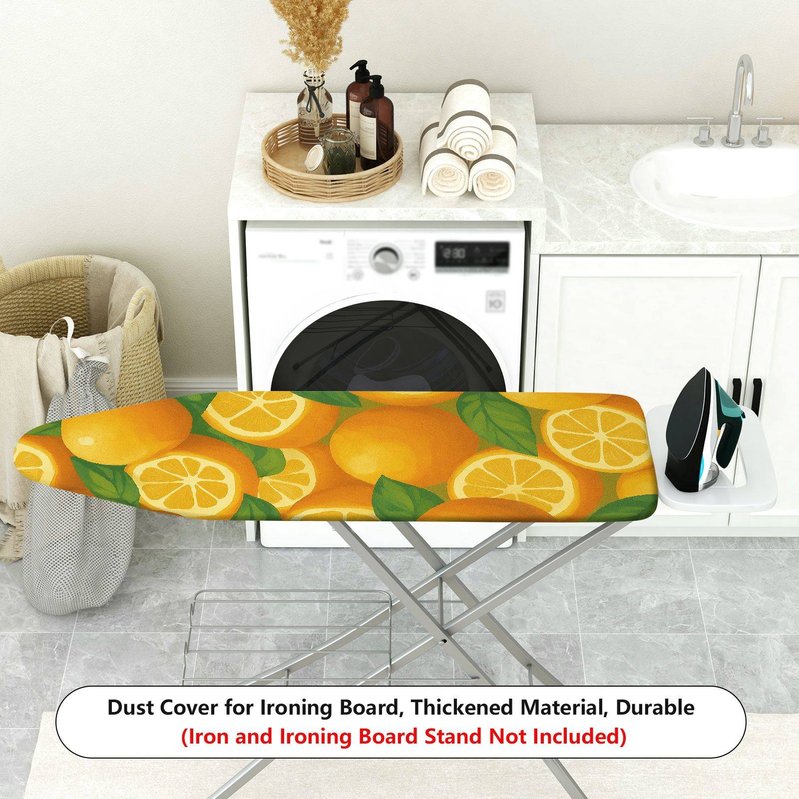 1-Piece Fruit Citrus Lemon  Ironing Board Cover, Universal Size, Without Board