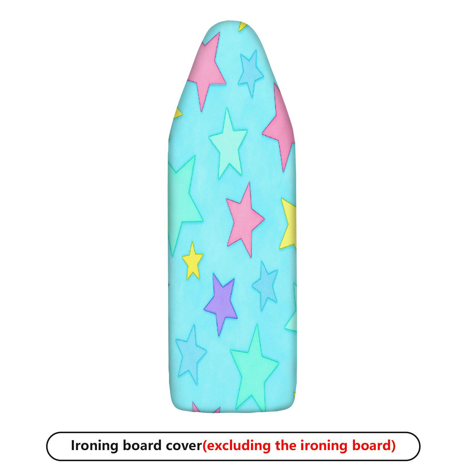 1-Piece Star Pattern Colorful Fun  Ironing Board Cover, Universal Size, Without Board