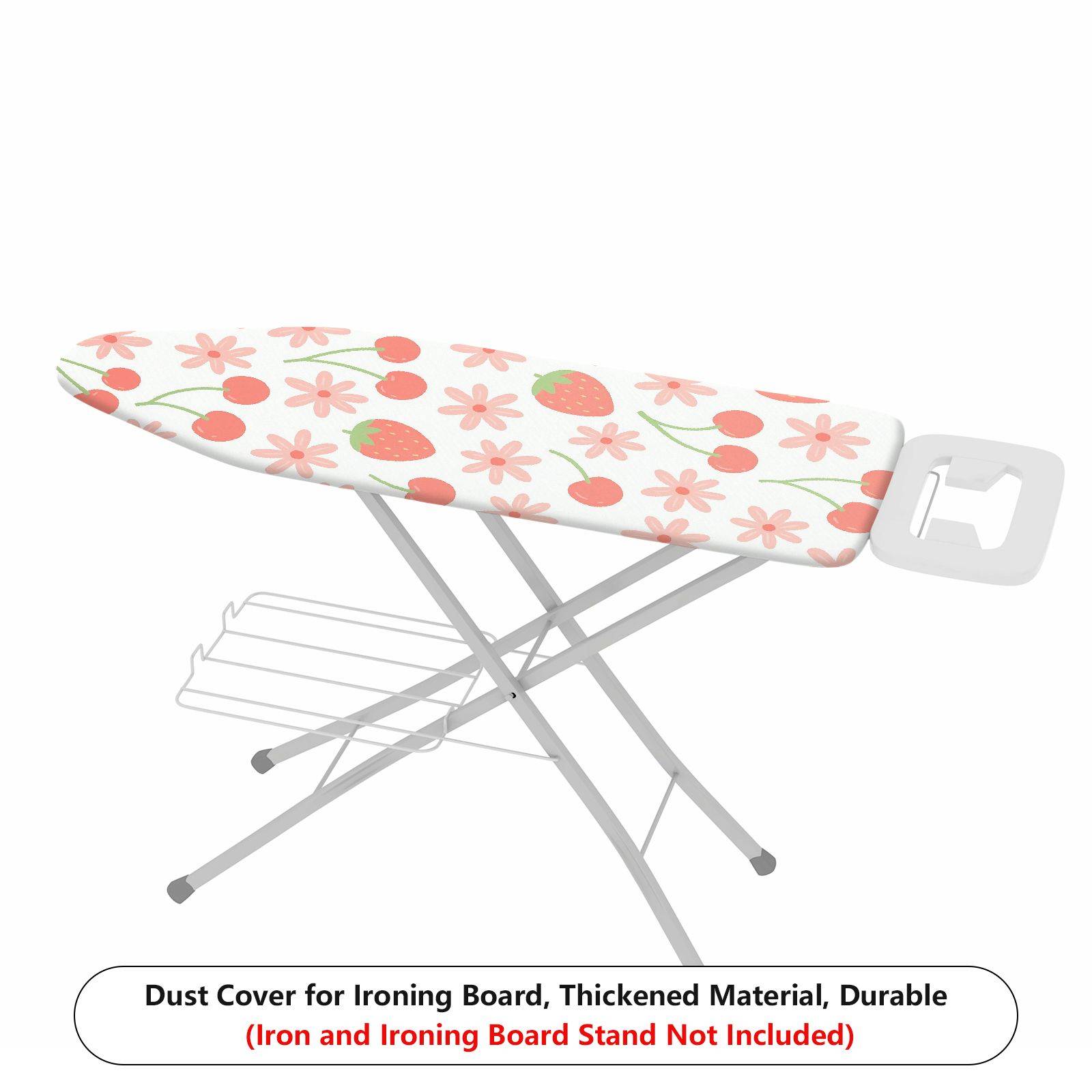 1-Piece Cherry Fruit Floral  Ironing Board Cover, Universal Size, Without Board