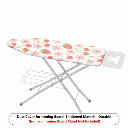 1-Piece Cherry Fruit Floral  Ironing Board Cover, Universal Size, Without Board