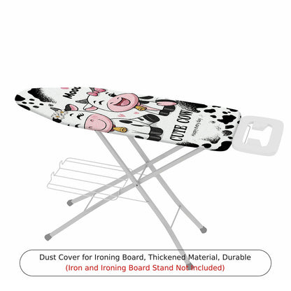 1-Piece Cute Cow Fun  Animal  Ironing Board Cover, Universal Size, Without Board