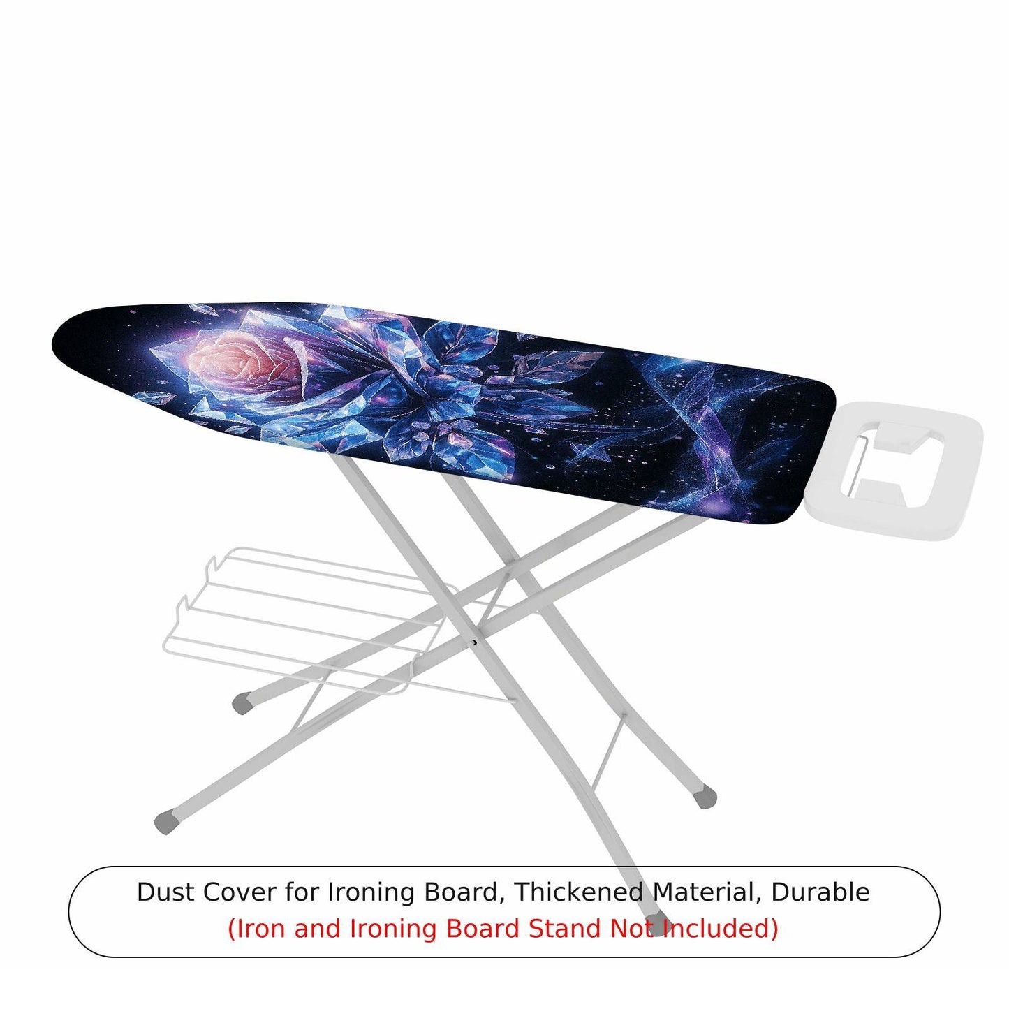 1-Piece Galaxy Crystal Rose Nebula  Ironing Board Cover, Universal Size, Without Board