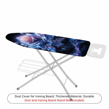 1-Piece Galaxy Crystal Rose Nebula  Ironing Board Cover, Universal Size, Without Board