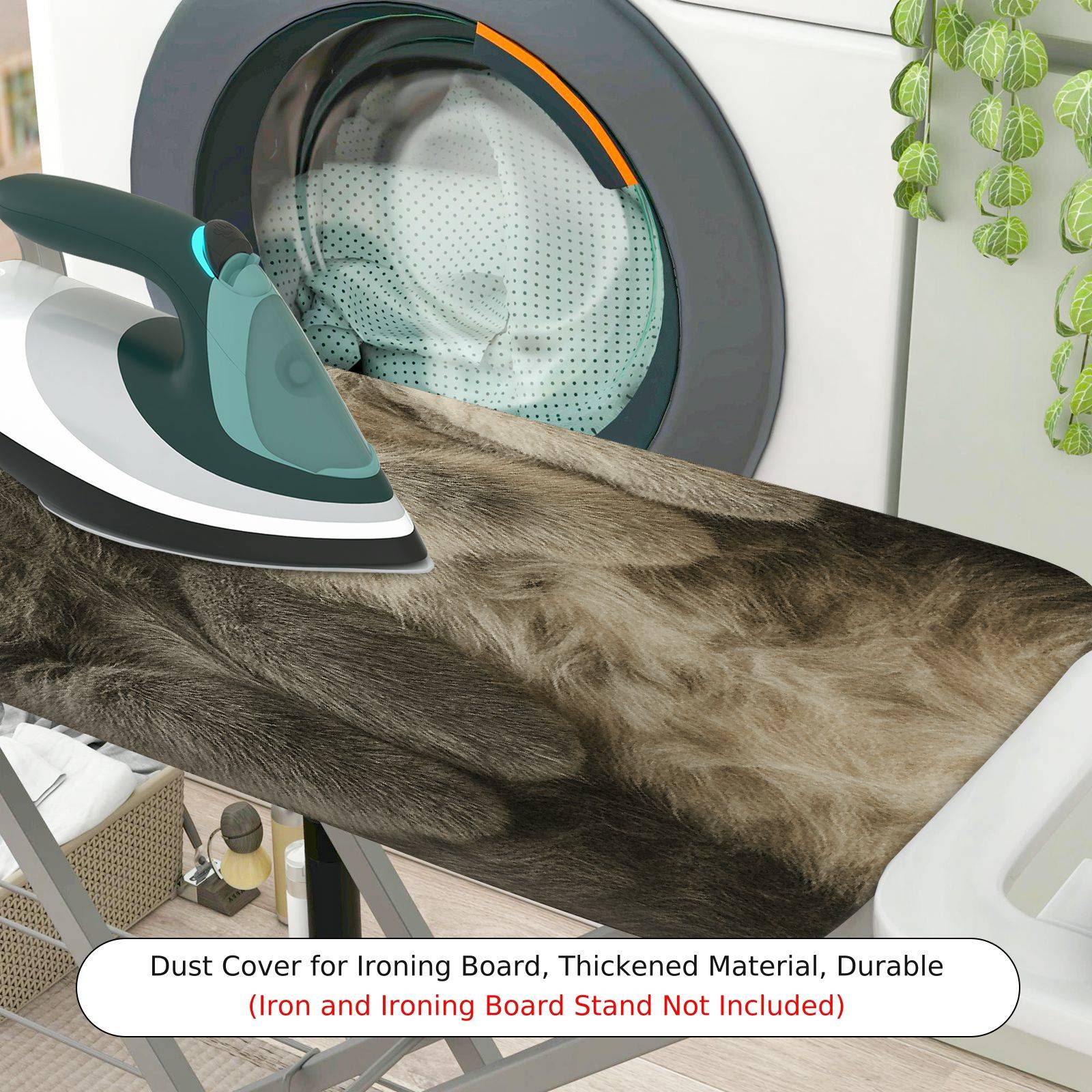 1-Piece Cute Cat Animal Print  Ironing Board Cover, Universal Size, Without Board