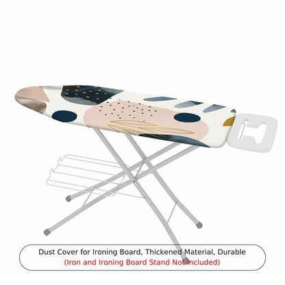1-Piece Abstract Art Pattern Geometric Shapes Pastel Color  Ironing Board Cover, Universal Size, Without Board
