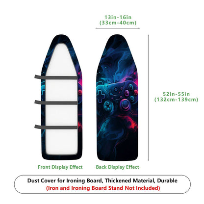 1-Piece Abstract Art Gaming Console  Ironing Board Cover, Universal Size, Without Board