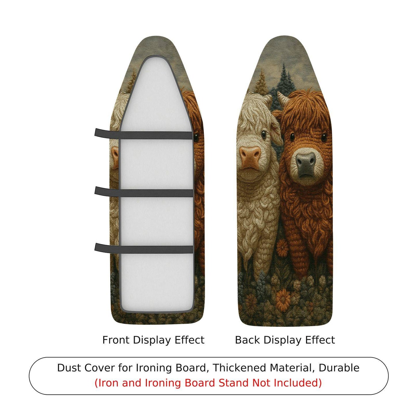 1-Piece Animal Alpaca Cute  Ironing Board Cover, Universal Size, Without Board