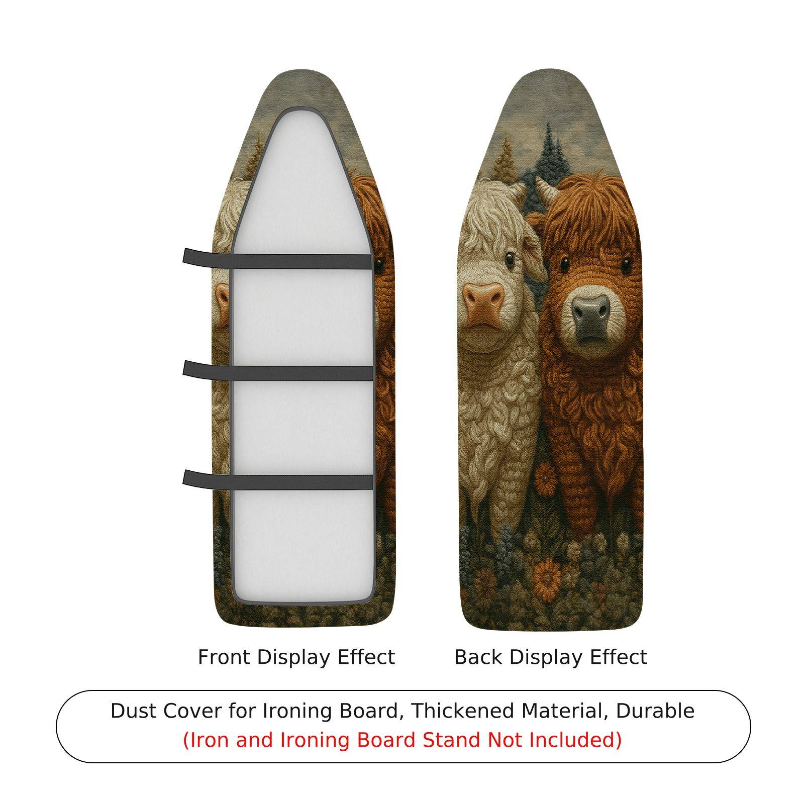 1-Piece Animal Alpaca Cute  Ironing Board Cover, Universal Size, Without Board