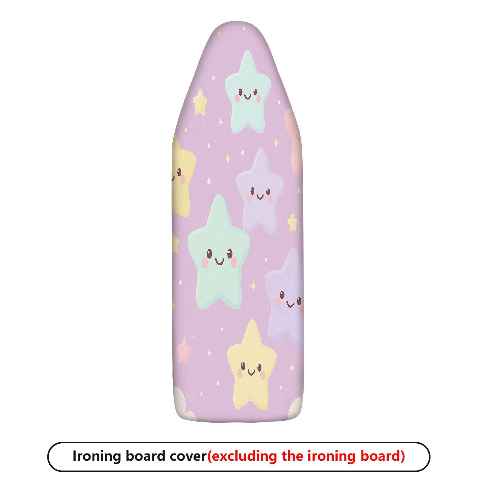 1-Piece Cute Star Pastel  Ironing Board Cover, Universal Size, Without Board