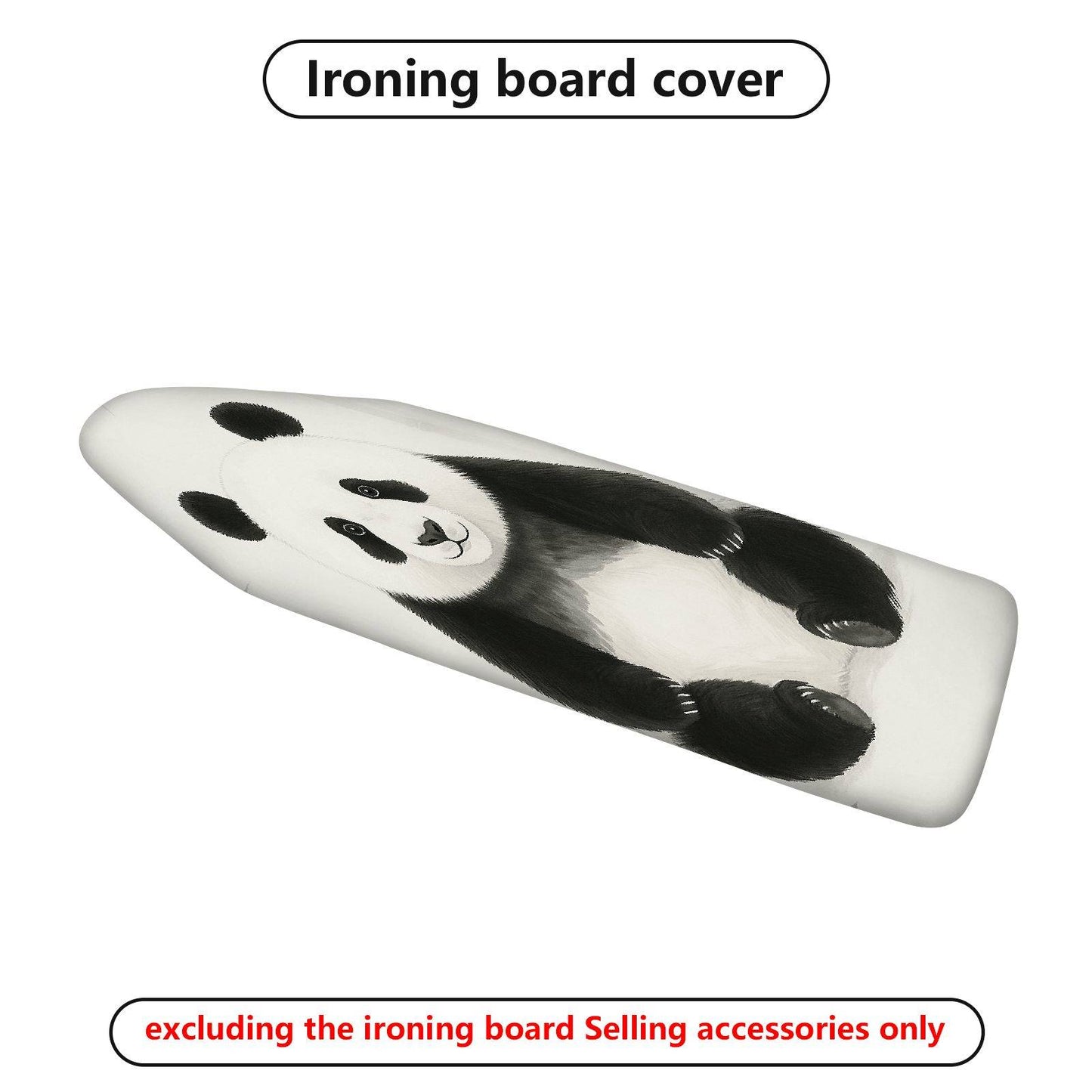 1-Piece Panda Cute Animal  Ironing Board Cover, Universal Size, Without Board