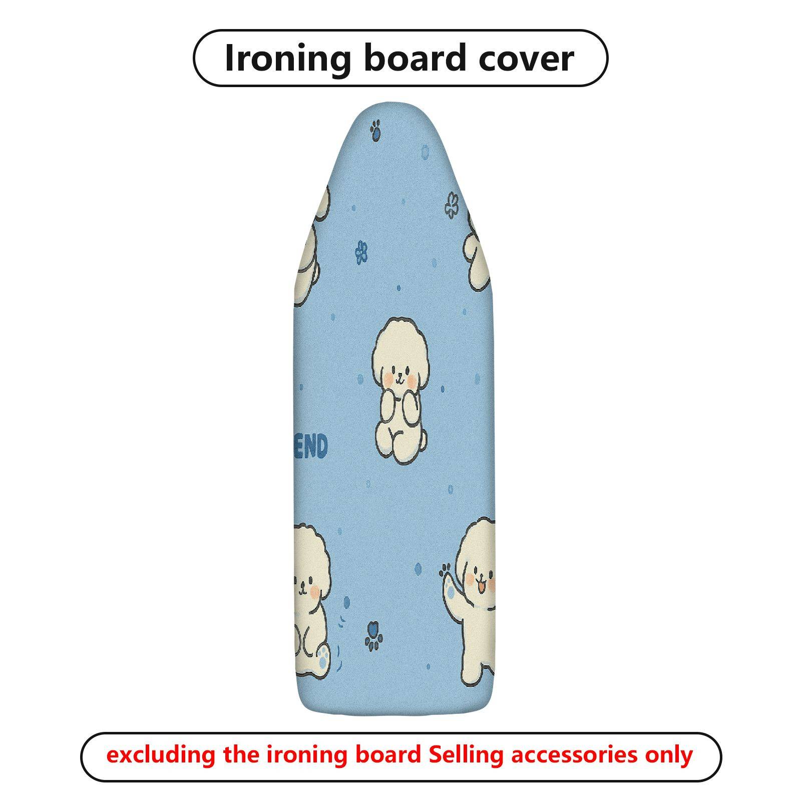 1-Piece Cute  Blue Puppy  Ironing Board Cover, Universal Size, Without Board