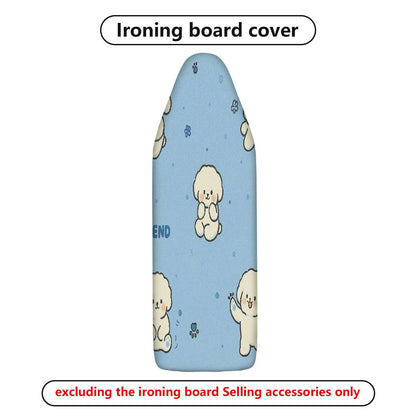 1-Piece Cute  Blue Puppy  Ironing Board Cover, Universal Size, Without Board