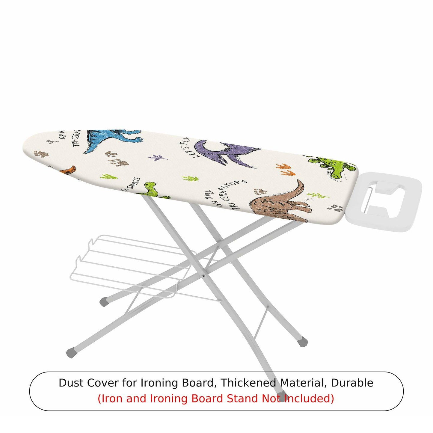 1-Piece Dinosaur  Fun  Ironing Board Cover, Universal Size, Without Board