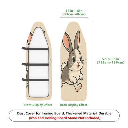 1-Piece Rabbit  Cute  Ironing Board Cover, Universal Size, Without Board