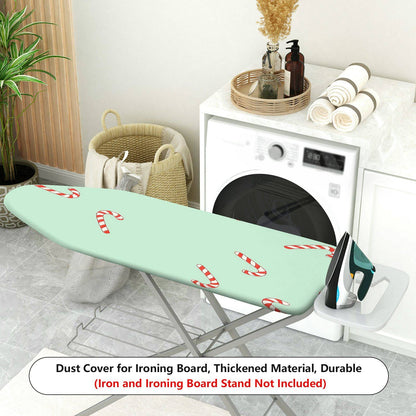 1-Piece Christmas Candy Cane Holiday  Ironing Board Cover, Universal Size, Without Board