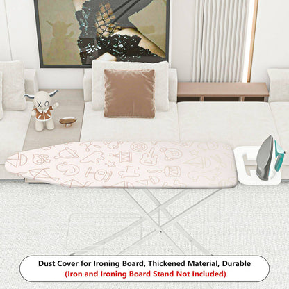 1-Piece Pattern Cute Style Fun Design  Ironing Board Cover, Universal Size, Without Board