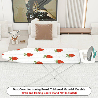 1-Piece Strawberry Pattern Cute Fresh Style  Ironing Board Cover, Universal Size, Without Board