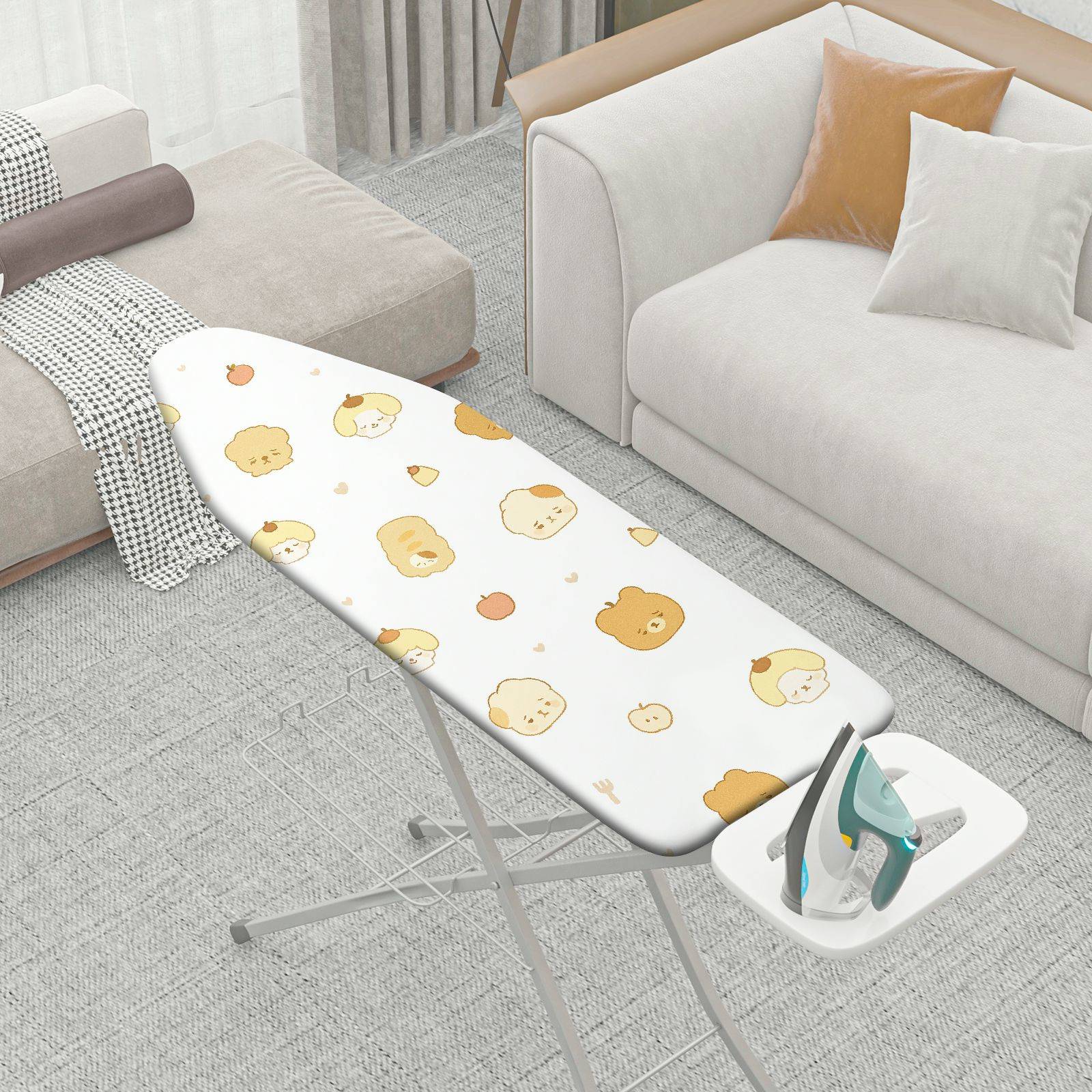1-Piece Animal Fruit Cute  Ironing Board Cover, Universal Size, Without Board