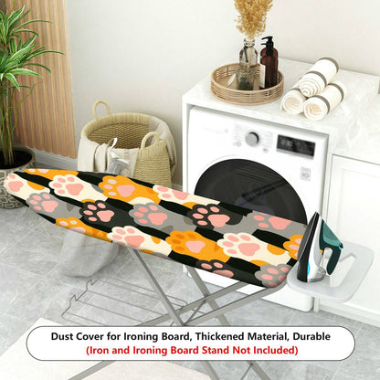 1-Piece Cute  Animal Paw Design Printed  Ironing Board Cover, Universal Size, Without Board