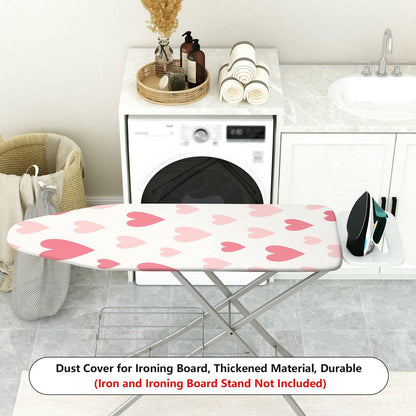 1-Piece Pink Love Heart Cute  Ironing Board Cover, Universal Size, Without Board