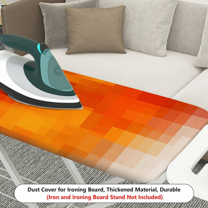 1-Piece Abstract Gradient Pixel Laundry  Ironing Board Cover, Universal Size, Without Board