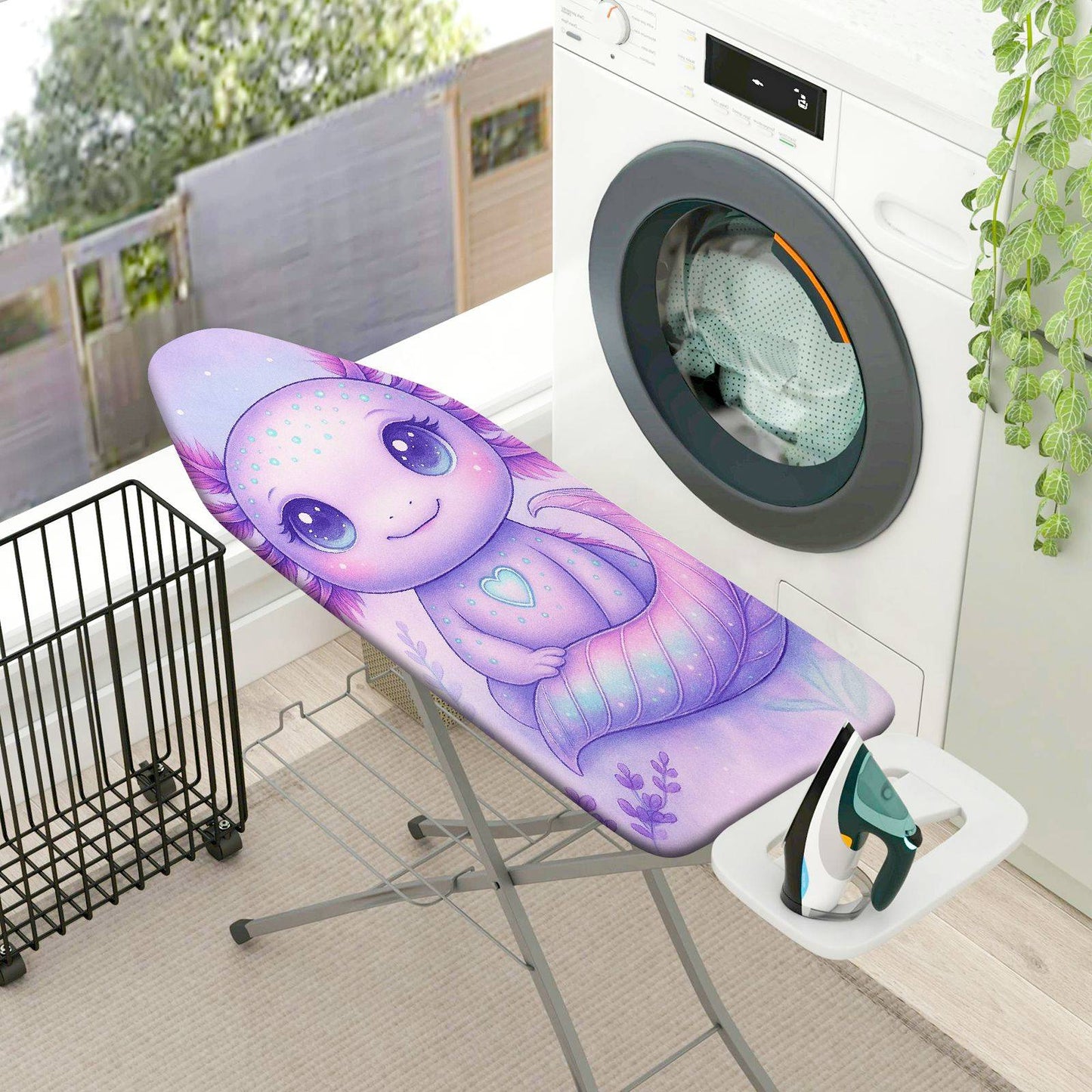 1-Piece Purple Cute  Ironing Board Cover, Universal Size, Without Board
