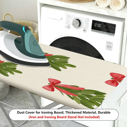 1-Piece Christmas Festive Mistletoe  Ironing Board Cover, Universal Size, Without Board