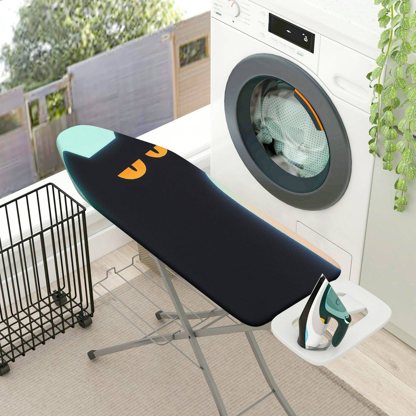 1-Piece Cat  Cute  Ironing Board Cover, Universal Size, Without Board