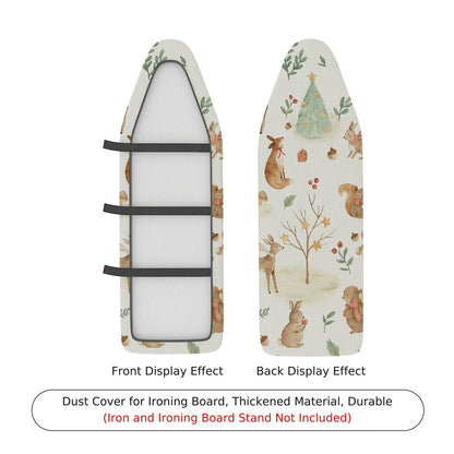 1-Piece Christmas Animals Forest  Ironing Board Cover, Universal Size, Without Board
