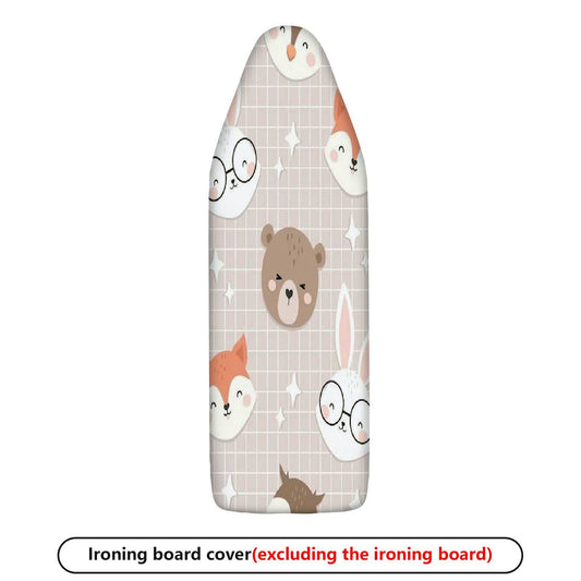 1-Piece Cute Animal  Beige  Ironing Board Cover, Universal Size, Without Board