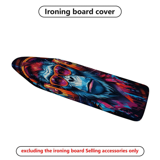 1-Piece Animal Art Funky Gorilla  Ironing Board Cover, Universal Size, Without Board