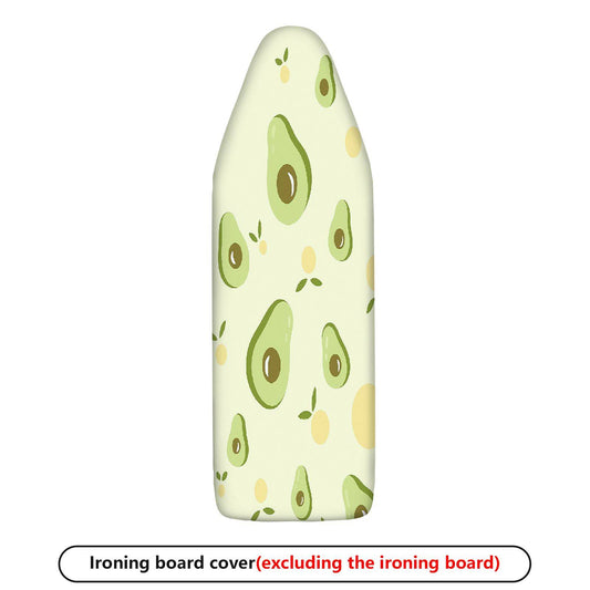 1-Piece Green Fruit Pattern  Avocado  Ironing Board Cover, Universal Size, Without Board