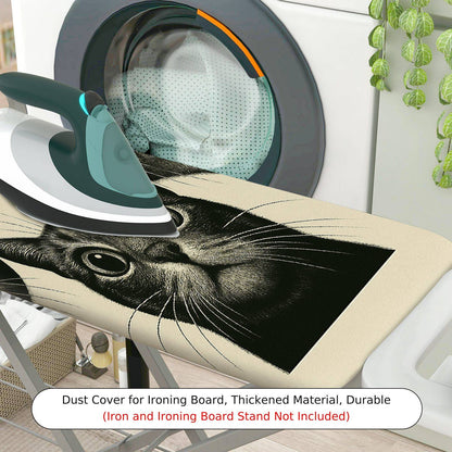 1-Piece Funny Cats Humor  Ironing Board Cover, Universal Size, Without Board
