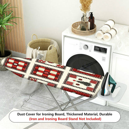 1-Piece Christmas Tree Button Heart  Ironing Board Cover, Universal Size, Without Board
