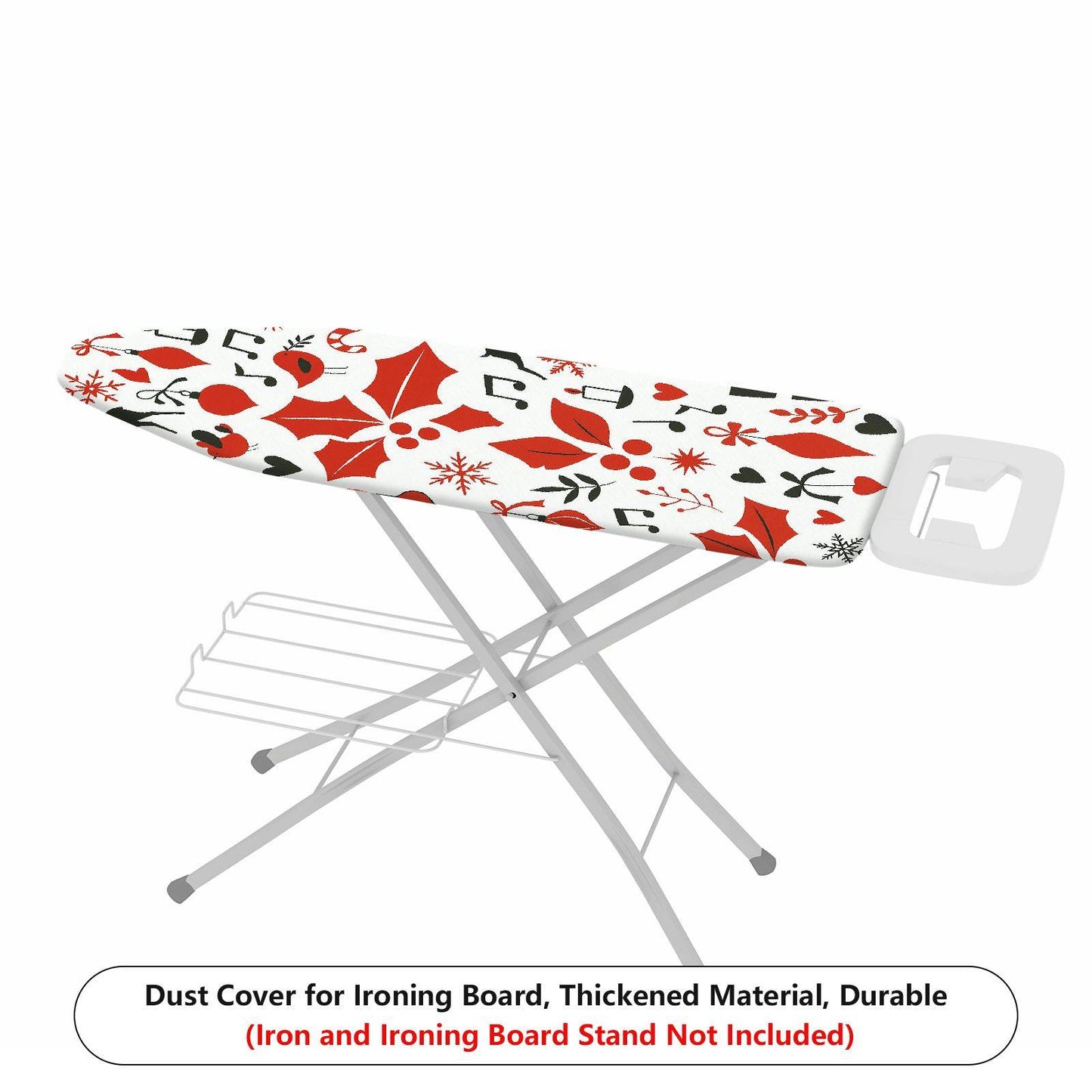 1-Piece Christmas Reindeer Music  Ironing Board Cover, Universal Size, Without Board