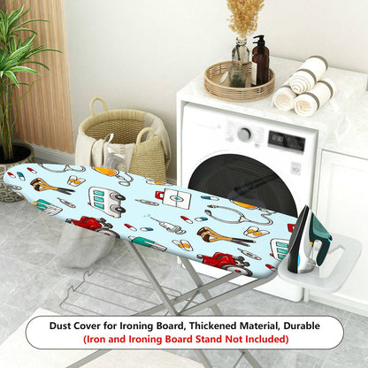 1-Piece Medical  Fun  Ironing Board Cover, Universal Size, Without Board