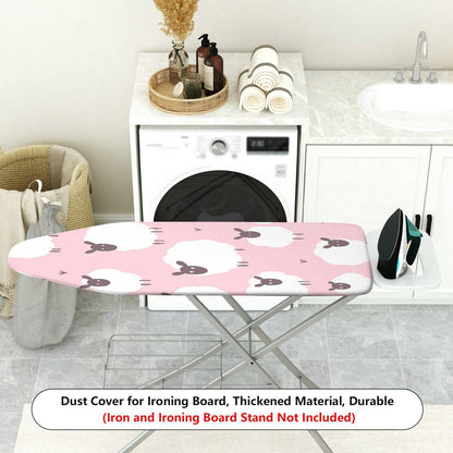 1-Piece Pink Sheep  Fun  Ironing Board Cover, Universal Size, Without Board