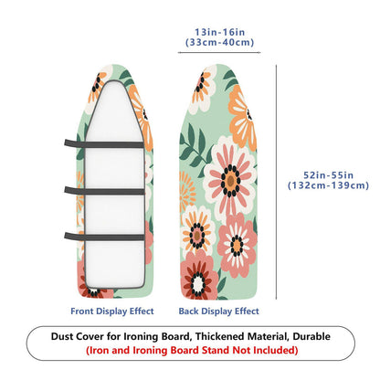 1-Piece Floral Pattern Printed Multifunction Decorative  Ironing Board Cover, Universal Size, Without Board