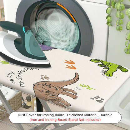 1-Piece Dinosaur  Fun  Ironing Board Cover, Universal Size, Without Board