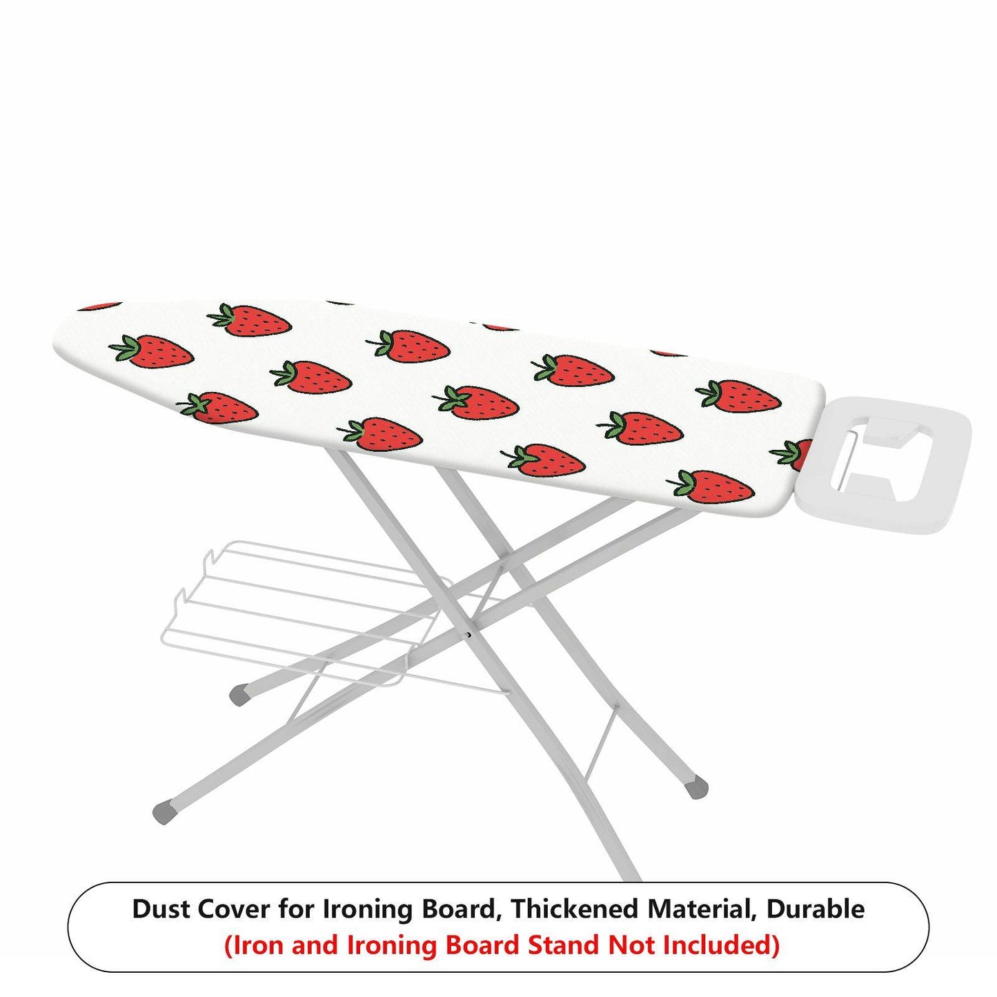1-Piece Strawberry Pattern Red Fruit Print Cute  Ironing Board Cover, Universal Size, Without Board