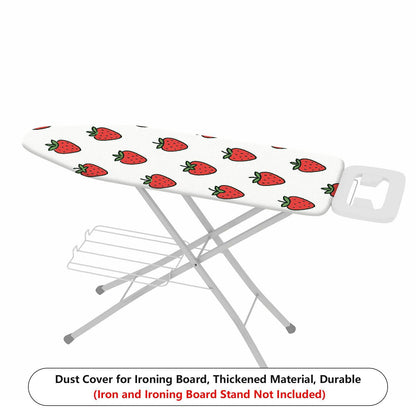 1-Piece Strawberry Pattern Red Fruit Print Cute  Ironing Board Cover, Universal Size, Without Board