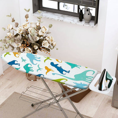 1-Piece Dinosaur Colorful Fun  Ironing Board Cover, Universal Size, Without Board
