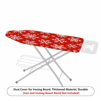 1-Piece Snowflake Christmas Red  Ironing Board Cover, Universal Size, Without Board