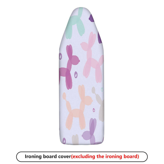 1-Piece Balloon Dog Pastel Cute  Ironing Board Cover, Universal Size, Without Board