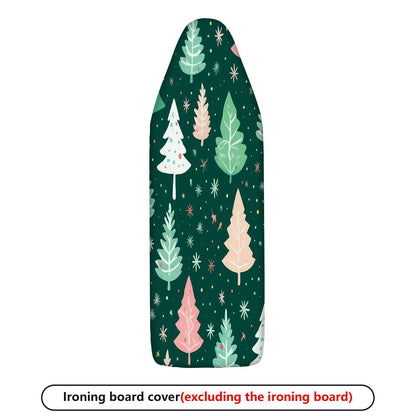 1-Piece Christmas Trees Forest Stars  Ironing Board Cover, Universal Size, Without Board