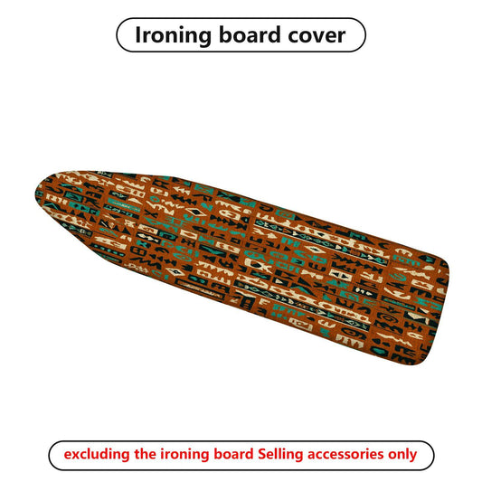 1-Piece Abstract Geometric Tribal  Ironing Board Cover, Universal Size, Without Board